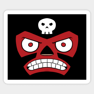 Lucha Skull Sticker